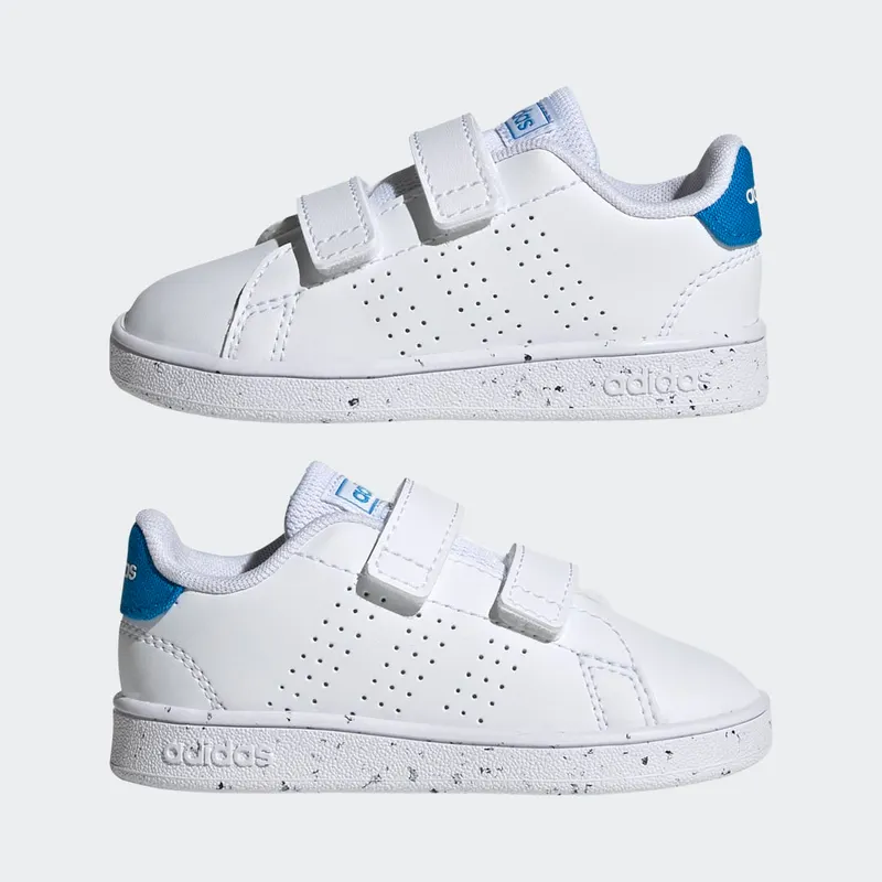 Adidas Advantage Lifestyle Court Two Hook-and-Loop Cloud White / Blue Rush / Core Black (GW6498)
