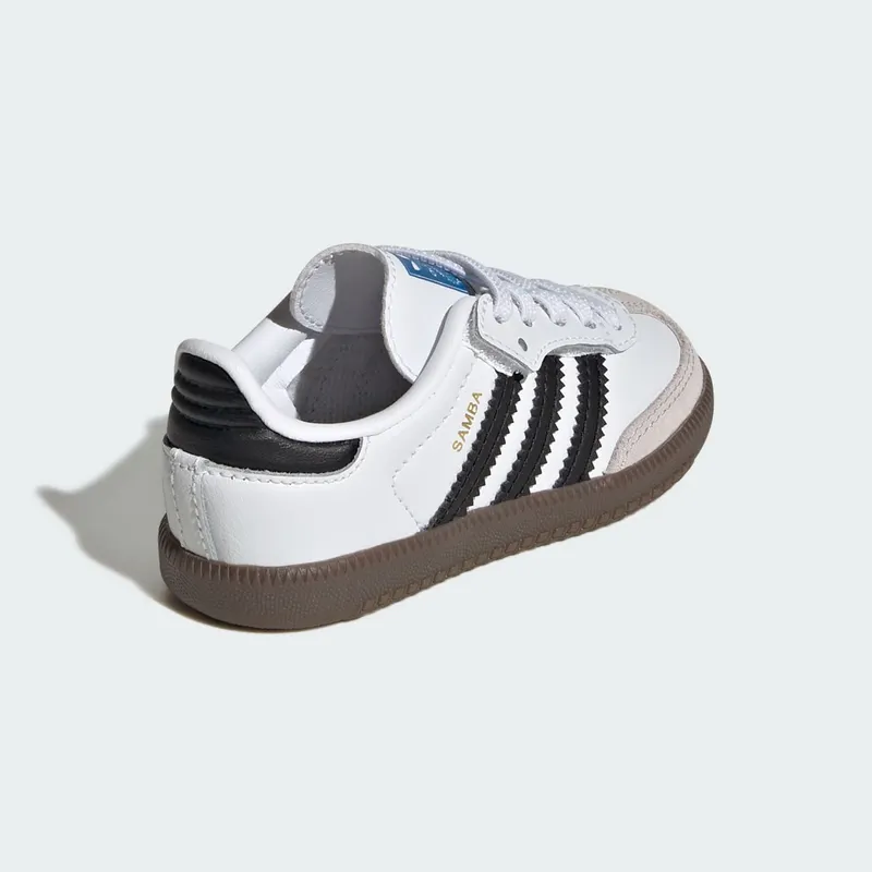 Adidas Samba OG Comfort Close Elastic Lace Kids Cloud White / Core Black / Gum (JQ3191)