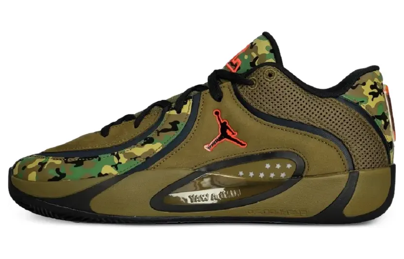 Jordan Tatum 4 sneakers met camouflageprint – Groen (IB7195)
