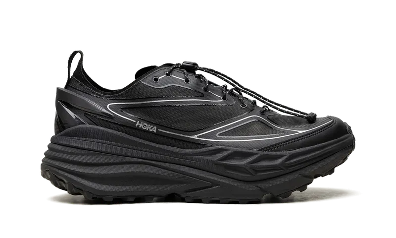 Hoka One Stinson One7 “Black Silver” (1168931-BKSV)
