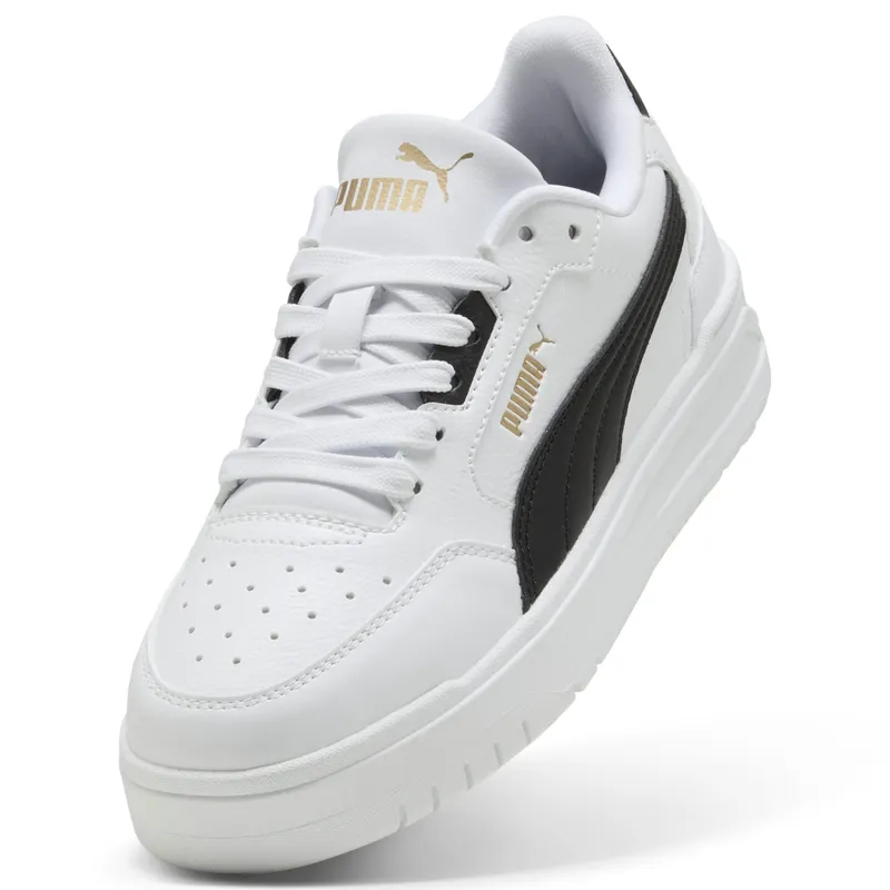 Puma Shuffle Downtown Low “Puma White / Puma Black / Puma Gold” (403739_02)