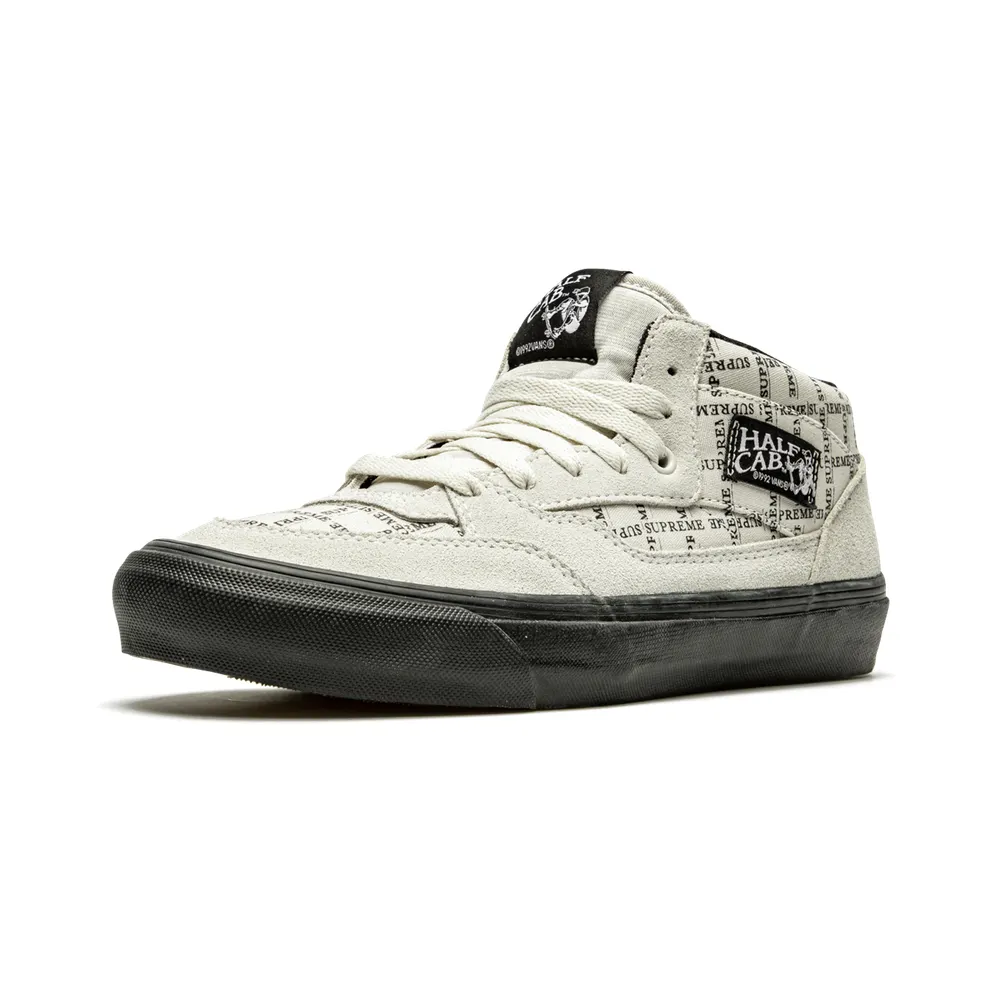 Vans Half Cab Pro Supreme “Supreme – Grid Logo – White” (VN0A3QPH2YV)