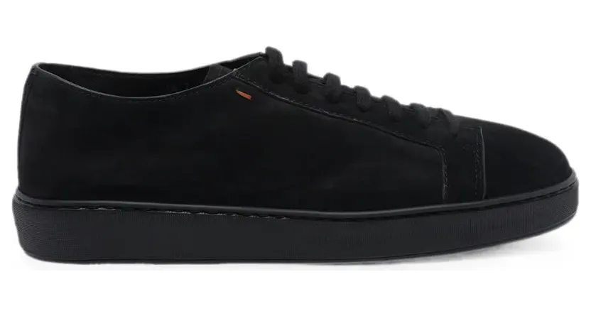 Santoni Damps aus Wildleder “Black” (MBCD21571NEAT)