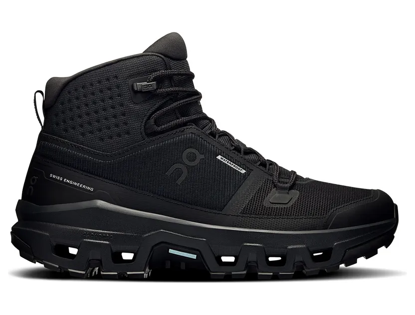 On Running Cloudrock Mid Waterproof Black
