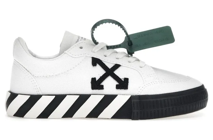 OFF-WHITE Vulc Low Canvas Black White (OWIA272C99FAB0010110)