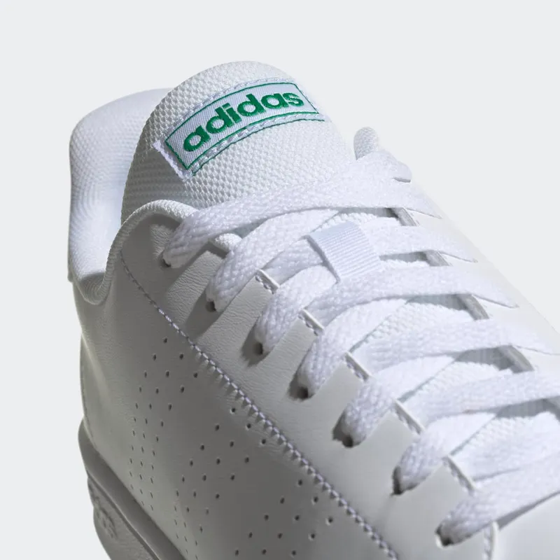 Adidas Advantage Base Cloud White / Cloud White / Green (EE7690)