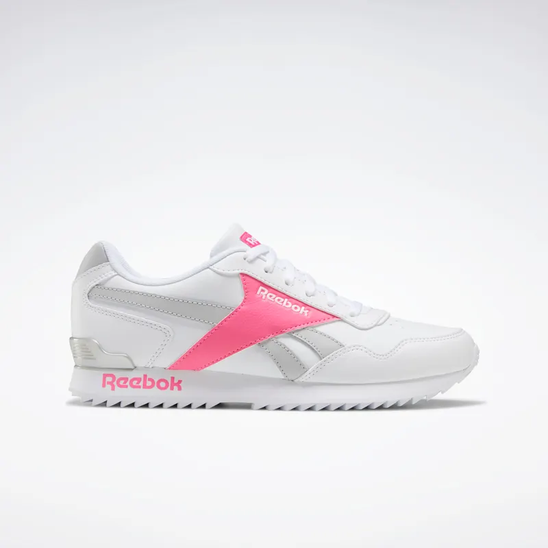 Reebok Royal Glide Ripple Clip White / Pure Grey 2 / Solar Pink (FW8188)