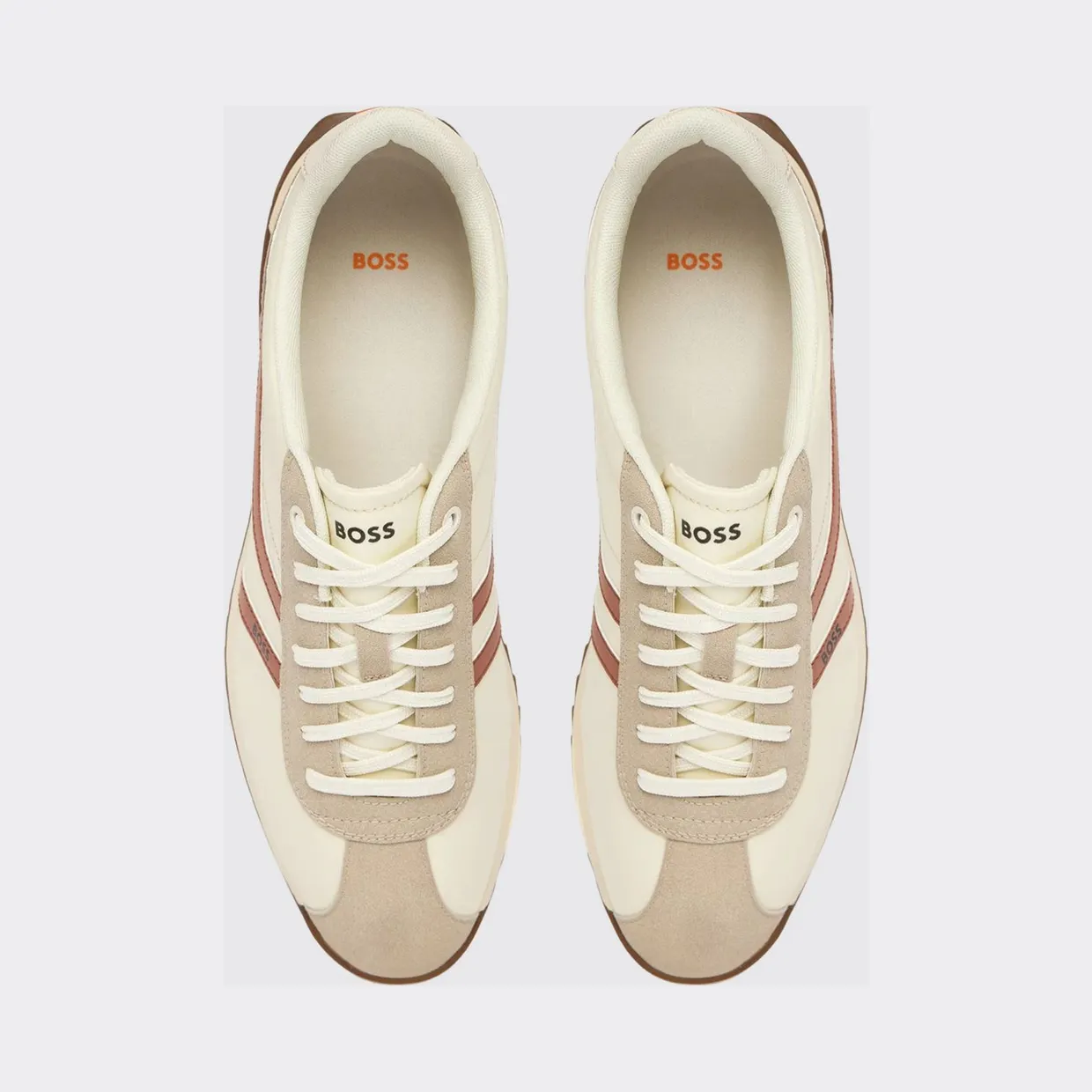 Boss Zayn Nylon and Polyester Sneakers Beige (50562818278) (3)