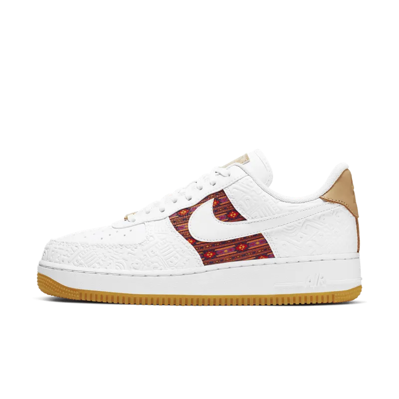 Nike Air Force 1 Low Aztec White/Multi-Color-Vachetta Tan (CK6601-100)