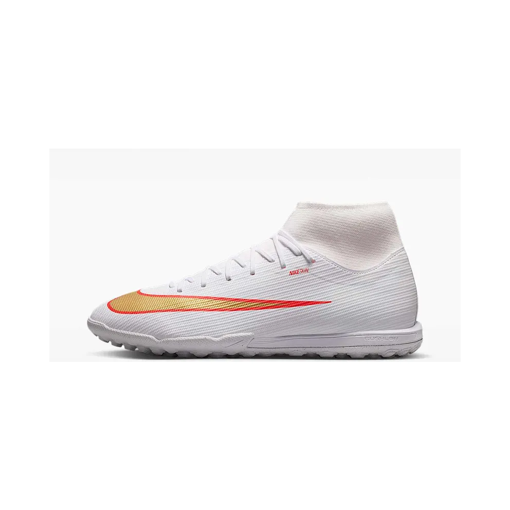Nike Mercurial Superfly 11 Academy Turf High-Top “White/Bright Crimson/Blur” (IO1494-100)