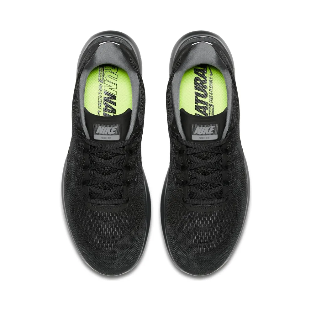 Nike Free RN 2017 Triple Black Black/White-Dark Grey-Anthracite (880839-003)