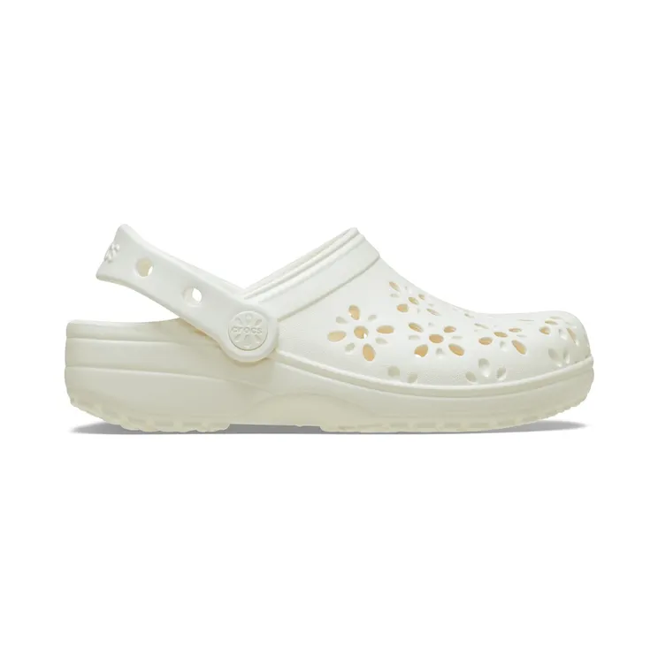 Crocs Classic Clog Floral Cut Out Chalk (210927-0WV)