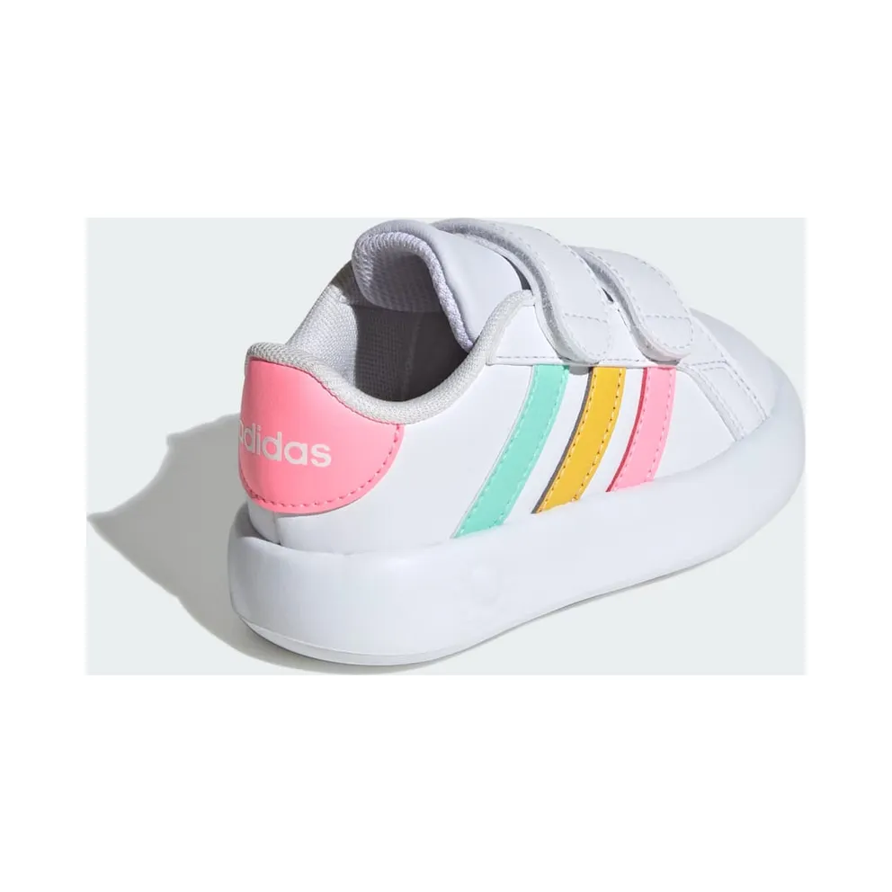 adidas Grand Court 2.0 Kids Cloud White / Pulse Mint / Beam Pink (IE1371)