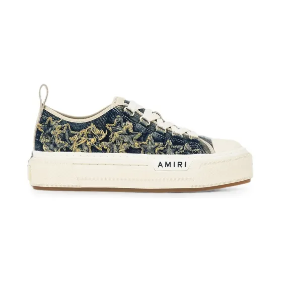 Amiri Denim Court low-top “Blue” (AWSNSN1063)