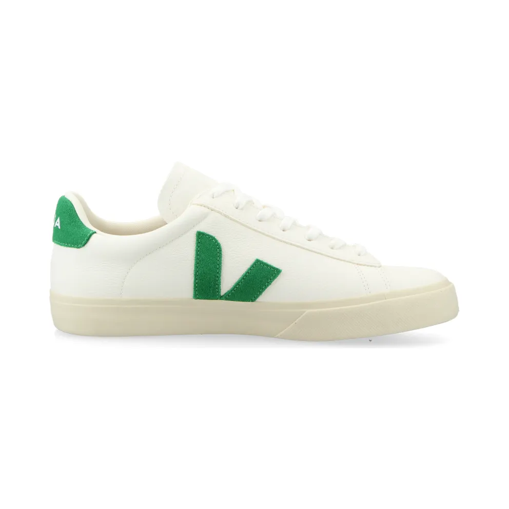 VEJA Campo Chromefree Leather (extra-white / emeraude) – CP0503690