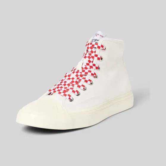 Kenzo Hoshi geruite high-top “Pink” (FG52SN026F50)