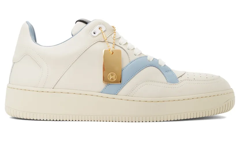 Human Recreational Services Off-White & Blue Mongoose Low Sneakers (UE21GF0200X2C2)