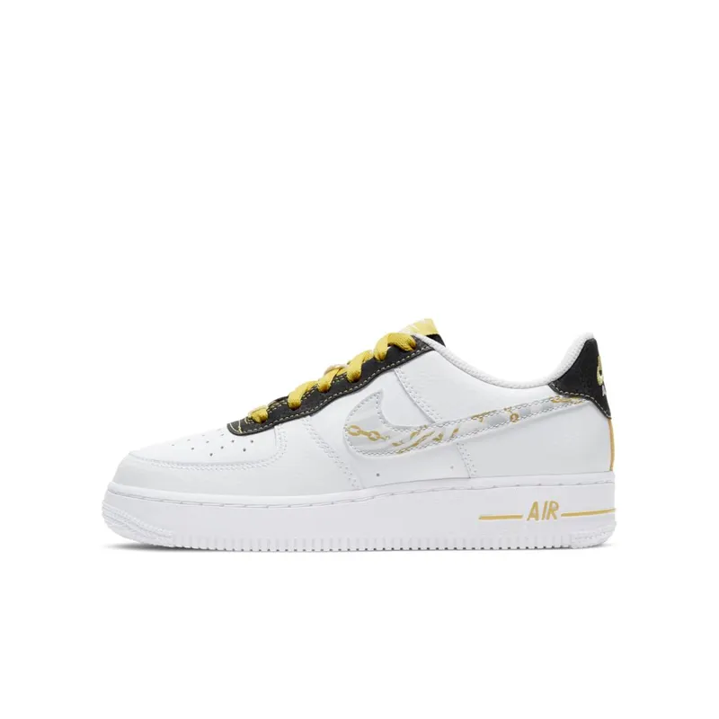 Nike Air Force 1 Low Gold Link Zebra (GS) (DH5480-100)