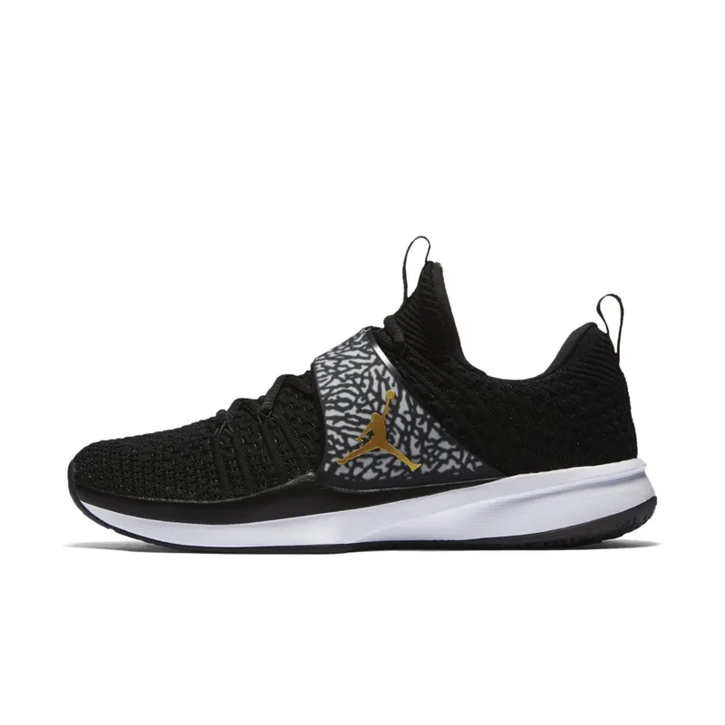 Jordan Trainer 2 Flyknit Black Metallic Gold Black/Metallic Gold-White (921210-021)