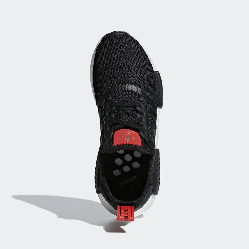 adidas  NMD R1 Bred (Youth) Core Black/Core Black/Hi-Res Red (B42087)