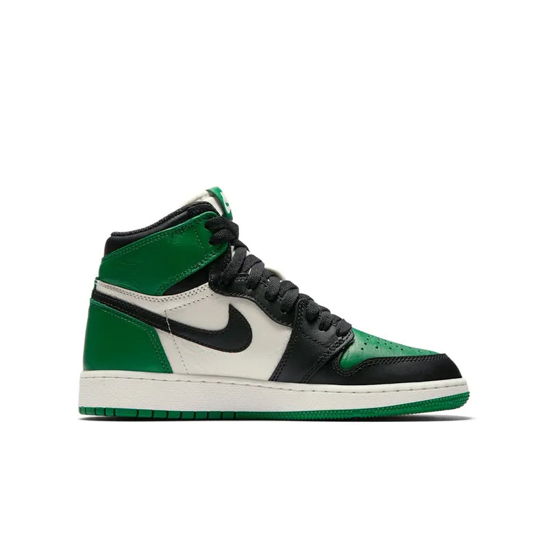 Jordan 1 Retro High Pine Green (GS) Pine Green/Sail-Black (575441-302)