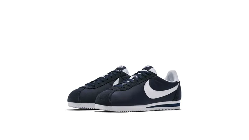 Nike Classic Cortez Nylon Obsidian / White (807472-410)