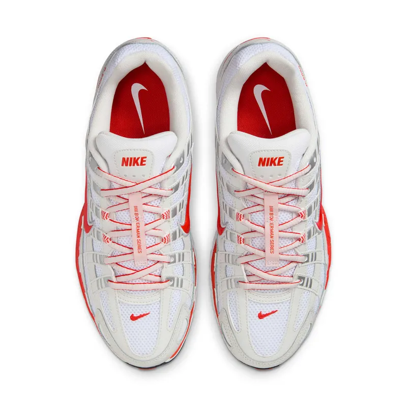 Nike P-6000 “White Platinum Tint Black Picante Red” (BV1021-107)