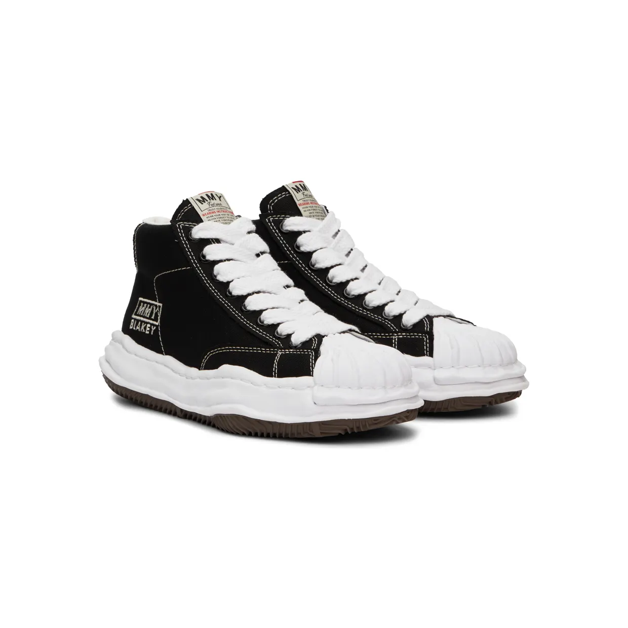 Miharayasuhiro Black Blakey OG High Sneakers (A08FW736) (4)