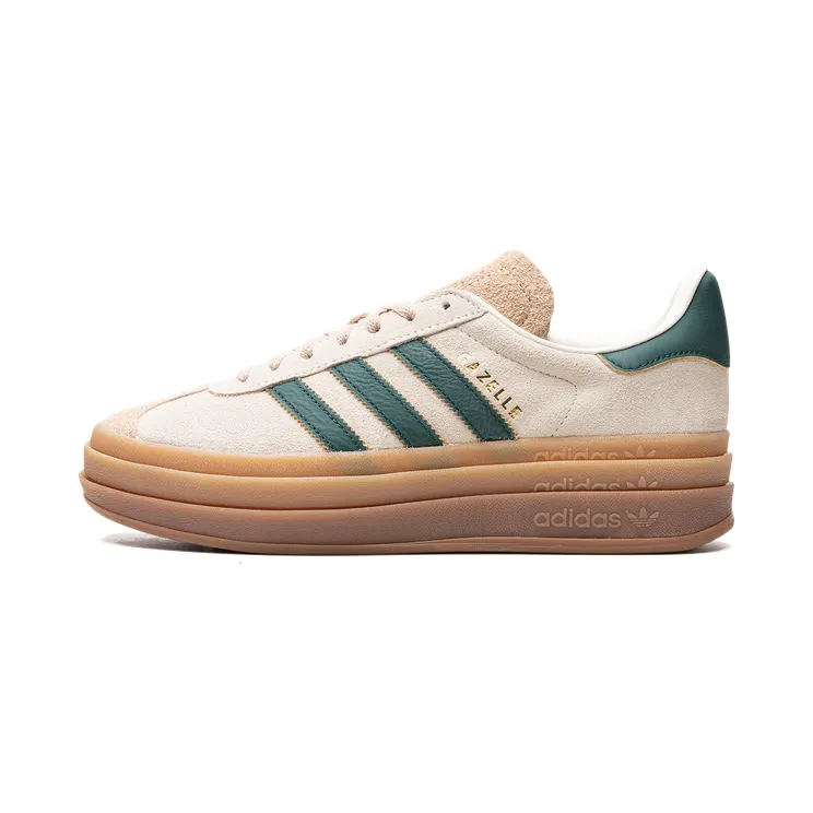 adidas Gazelle Bold W (cream white / collegiate green) – ID7056
