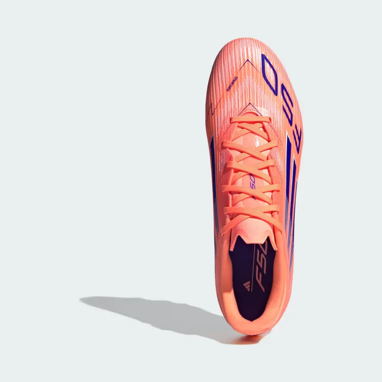 adidas F50 League Multi-ground Boots “Beam Orange / Lucid Blue / Cloud White” (JH7729)