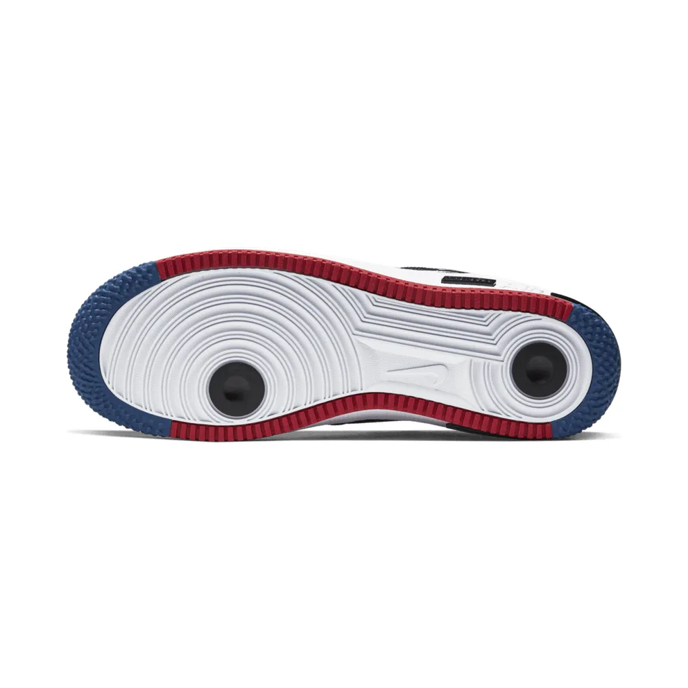 Nike Air Force 1 Low React Black White Gym Red Gym Blue Black/Gym Red-Gym Blue-White (CT1020-001)