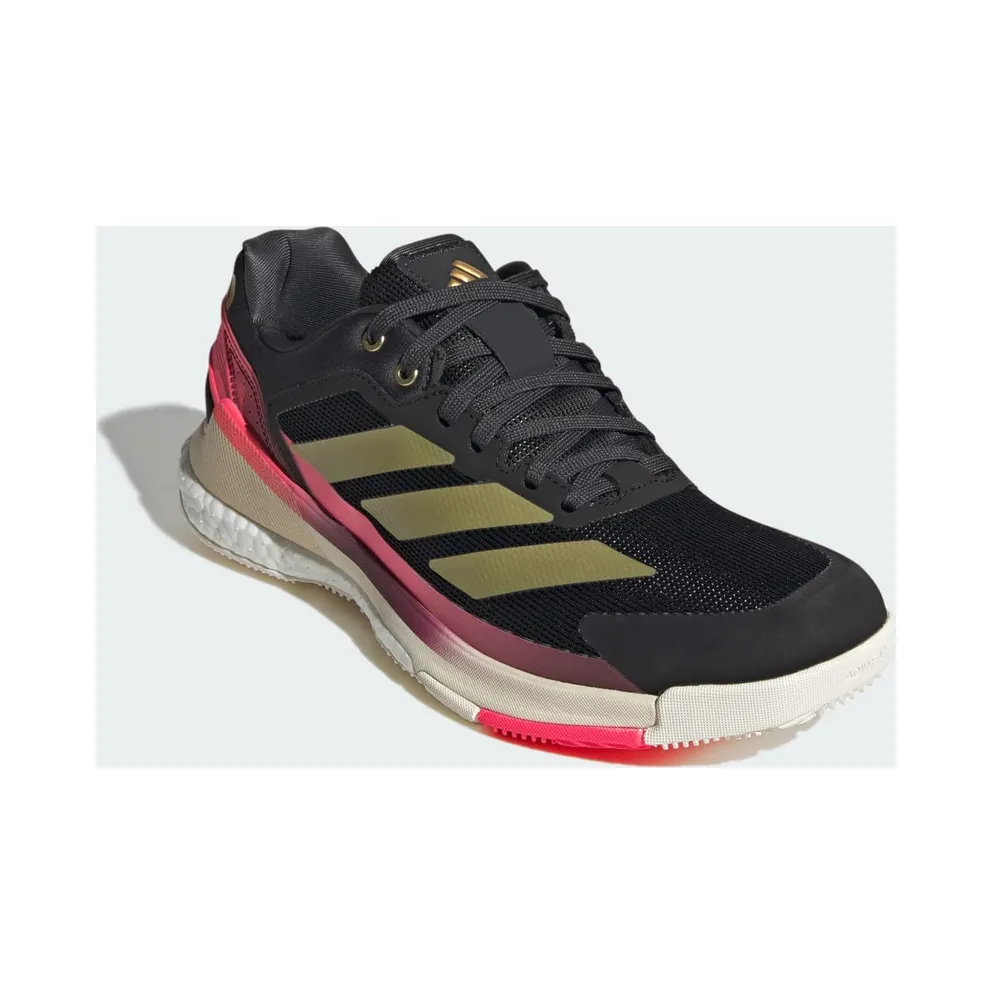 Adidas Crazyquick BOOST Padel Shoes Core Black / Gold Metallic / Solar Turbo (KJ1903)