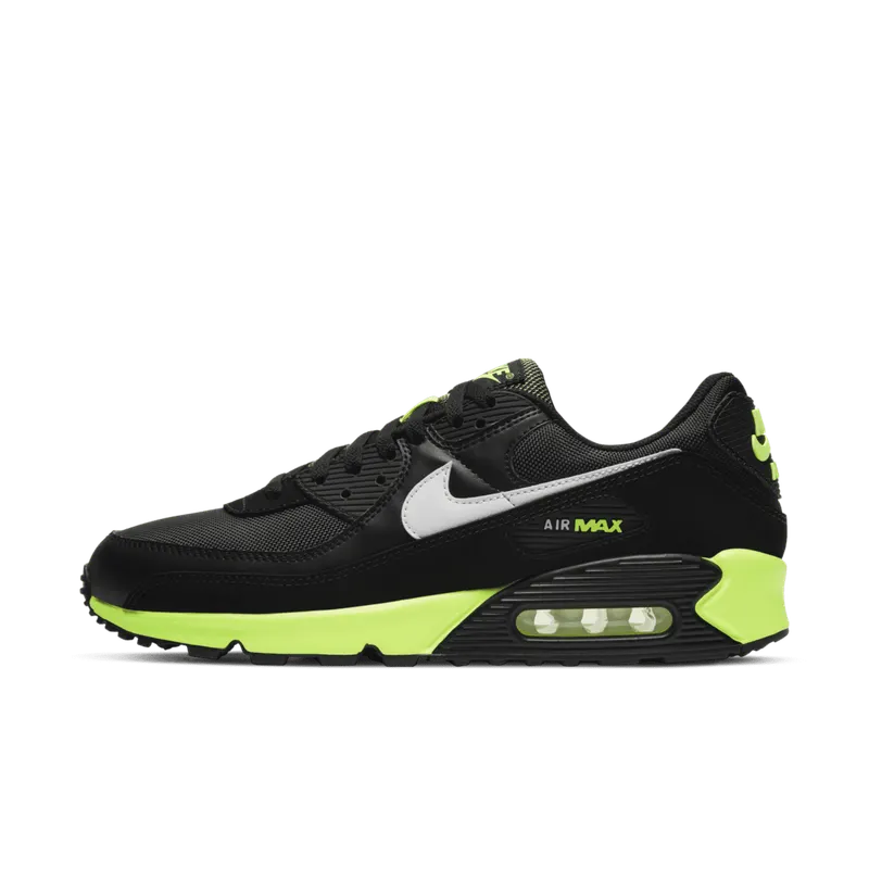 Nike Air Max 90 Hot Lime Black/White-Hot Lime (DB3915-001)