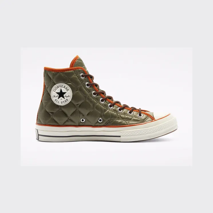 Converse Chuck 70 High ‘Quilted – Green Brown’ Green/Brown/Beige (169375C)
