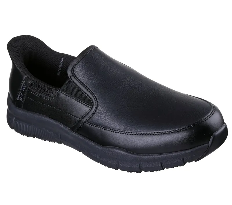 Skechers Slip-ins Work: Nampa – Broxtin Sneaker Black
