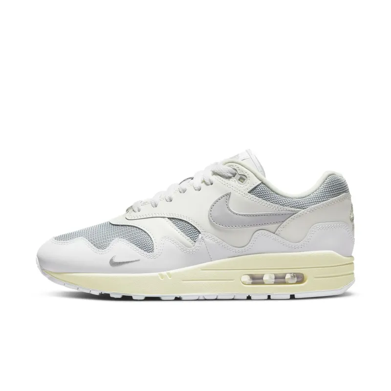 Nike Air Max 1 x Patta White/Metallic Silver/Pure Platinum (DQ0299-100)