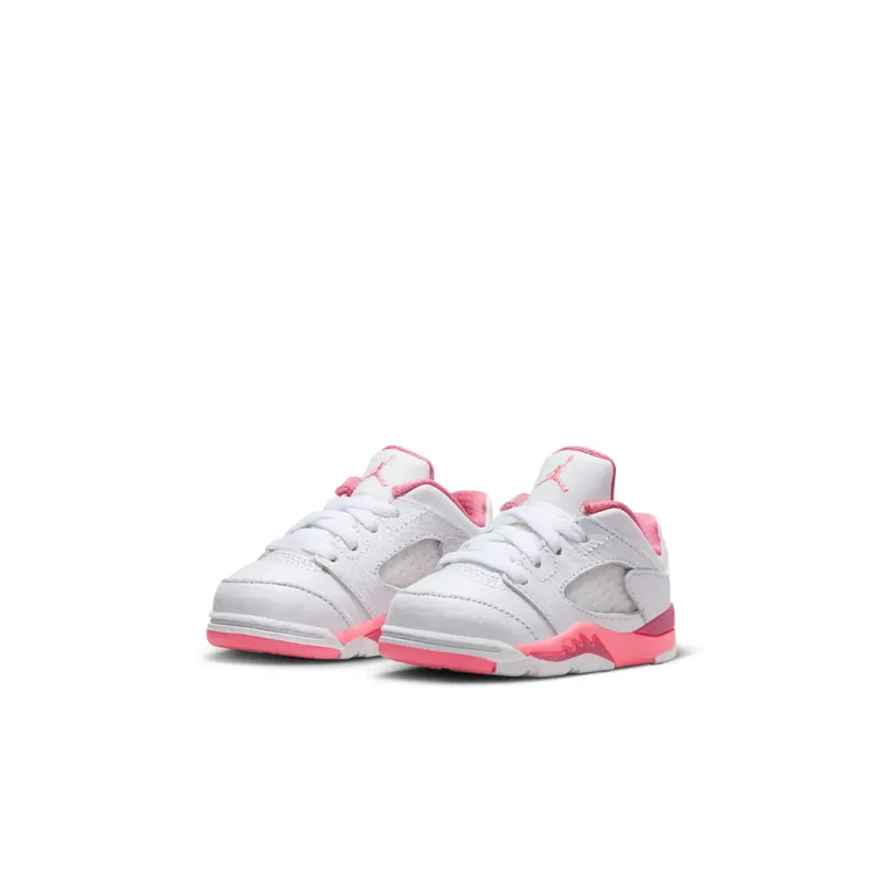 Jordan 5 Retro Low White Desert Berry Black Coral Chalk (DX4391-116)