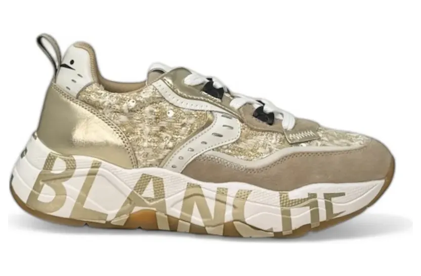 Voile Blanche Klassische Sneakers – Gold (201747516)