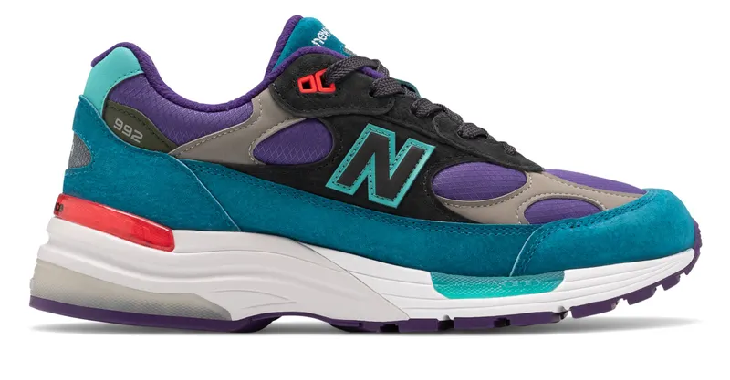 New Balance 992 Concepts Purple Grey Green Teal/Charcoal (M992TC)
