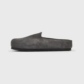 Birkenstock Amsterdam Wrapped Suede Leather Grey