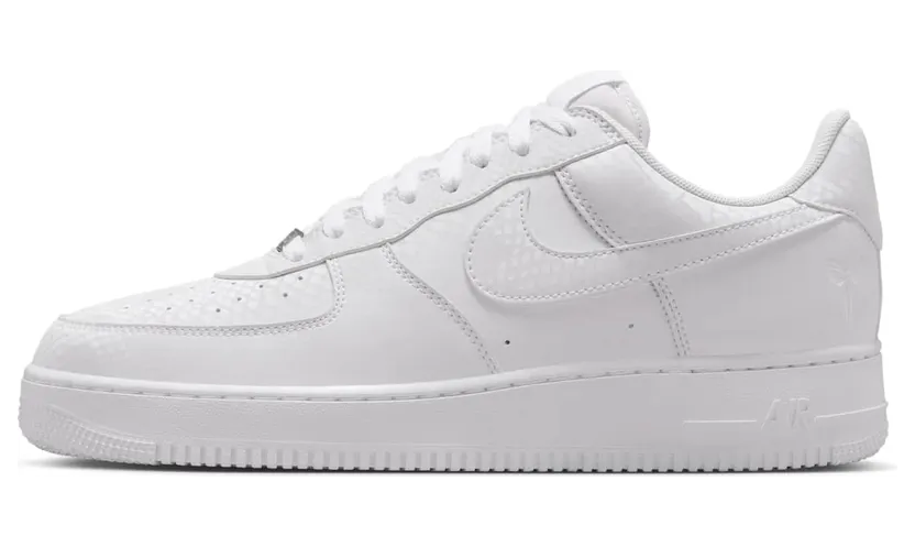 Nike Air Force 1 Low “Kobe Bryant – Triple White” (IB0018-100)