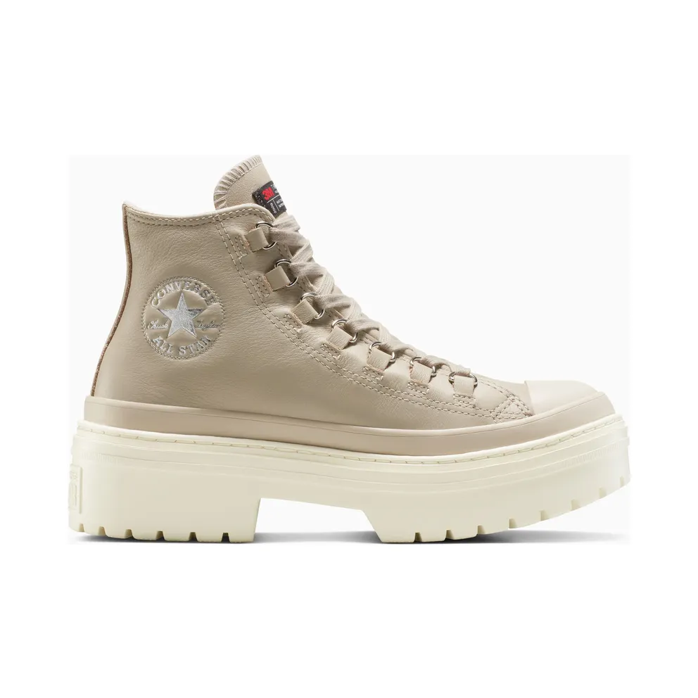 Converse Chuck Taylor All Star Lugged Heel Platform Waterproof Leather Grey (A12981C)