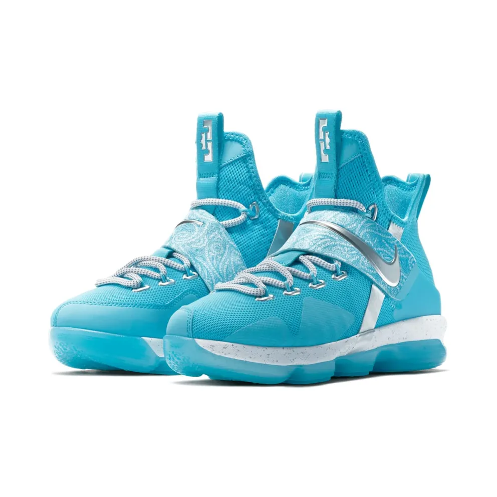 Nike LeBron 14 Ric Flair (GS) Blue Fury/Metallic Silver-Equator Blue (AA3258-404)