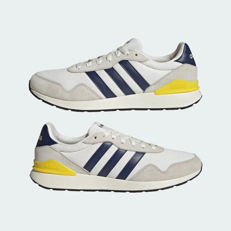 Adidas Run 60s 4.0 Core White / Dark Blue / Off White (JR7490)