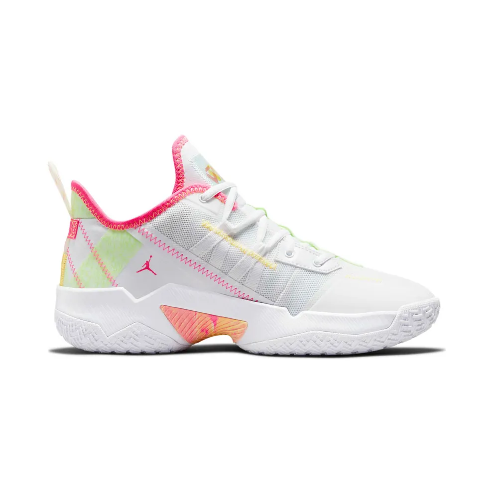 Jordan One Take II “White / Lime Glow / Citron Pulse / Hyper Pink” (CW2457-163)