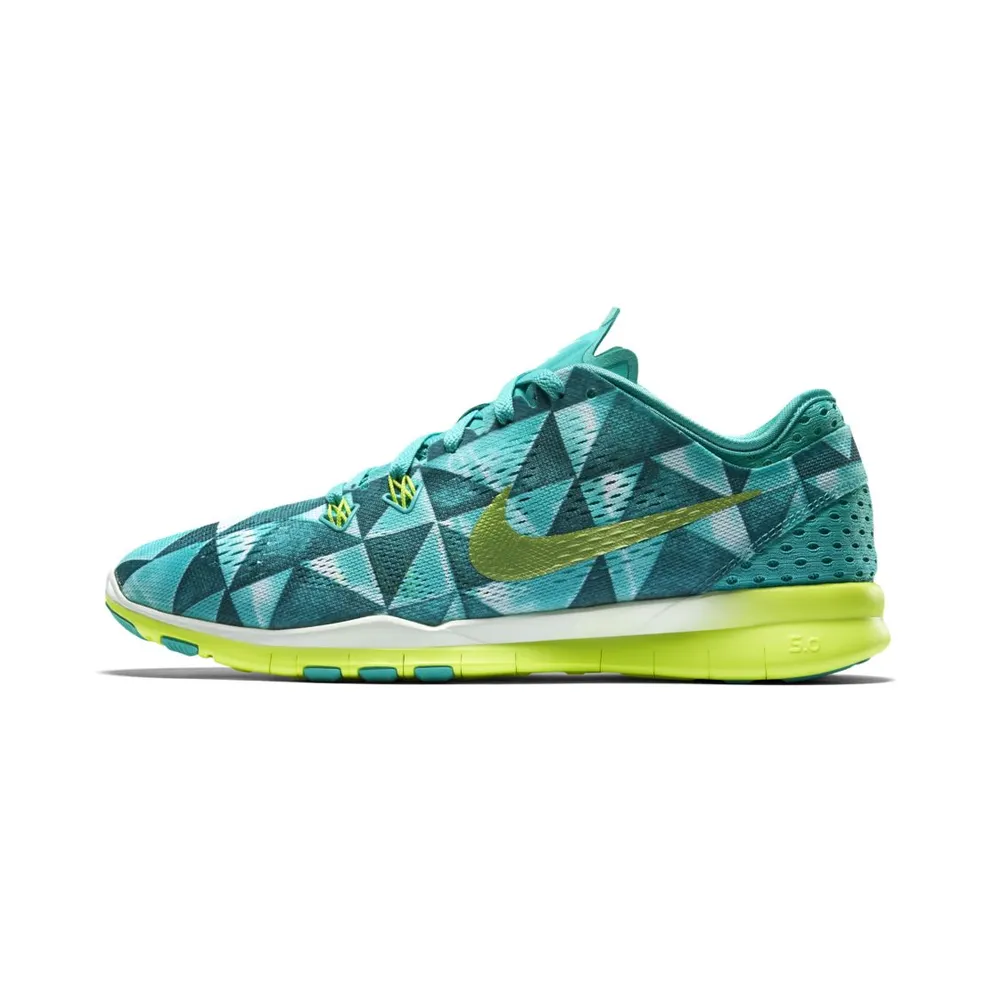 Nike Free 5.0 TR Fit 5 PRT Light Retro/Volt-Artisan Teal-White (W) Light Retro/Volt-Artisan Teal-White (704695-402)