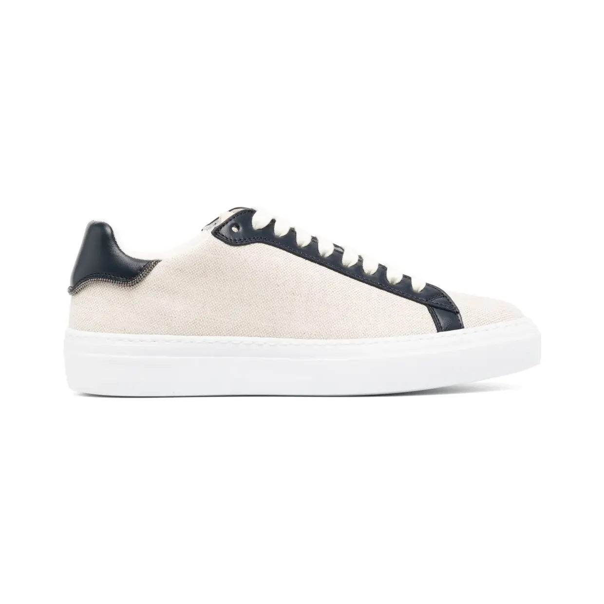 Fabiana Filippi Canvas leren sneakers – Beige (ASD265A939L216)