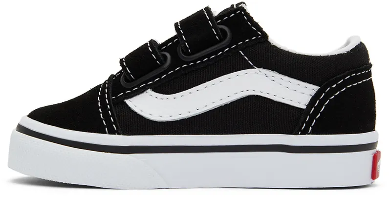 Vans Baby Black Old Skool V Sneakers (VN000D3YBLK1)