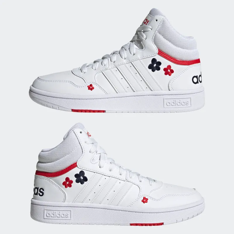 Adidas Hoops 3.0 Lifestyle Basketball Mid Classic Cloud White / Cloud White / Cloud White (HP7962)