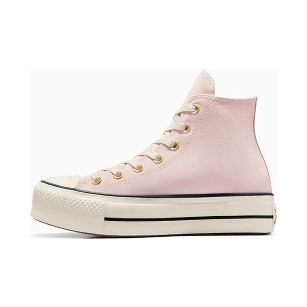 Converse Chuck Taylor All Star Lift Platform Suede Pale Petal/Natural Ivory/Black (A13823C)